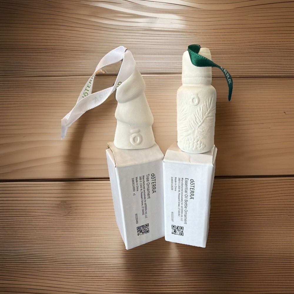 doTERRA Tree And Essential Oil‎ Bottle Ornaments New In Boxes